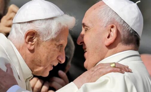 Former Pope Benedict is very sick, says Pope Francis