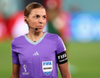 Stephanie Frappart becomes first female referee at men’s World Cup