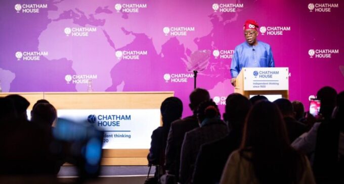 Tinubu, Chatham House address and other matters