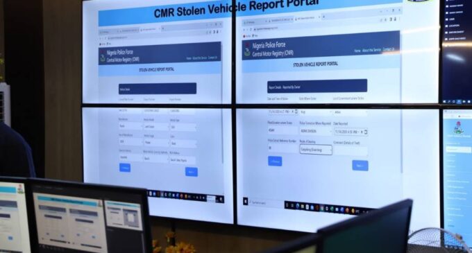 Police unveil portal to report stolen vehicles