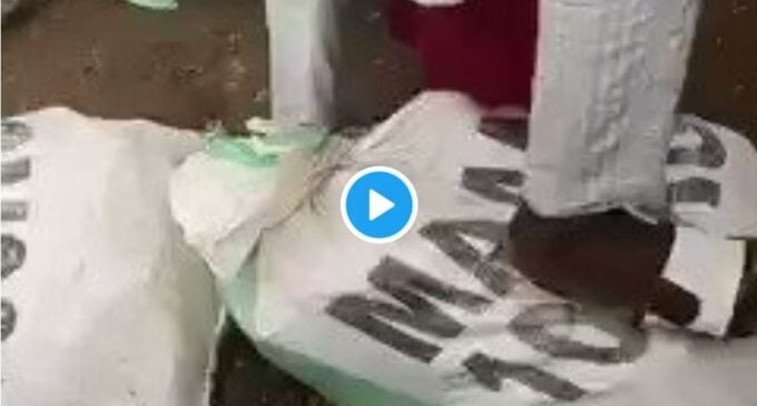 FAKE NEWS ALERT: Police say video showing money bags in container is wasted papers from CBN