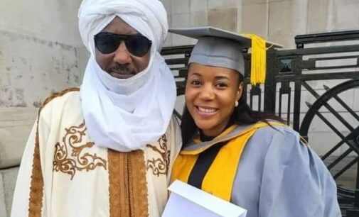 PHOTOS: Sanusi’s daughter bags master’s degree from UK varsity