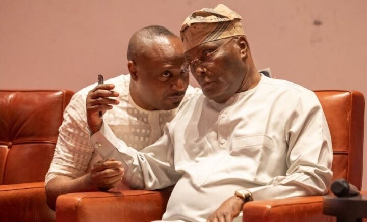 L-R: Phrank Shaibu with Atiku Abubakar
