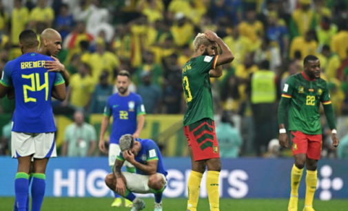 Cameroon beat Brazil but crash out of World Cup