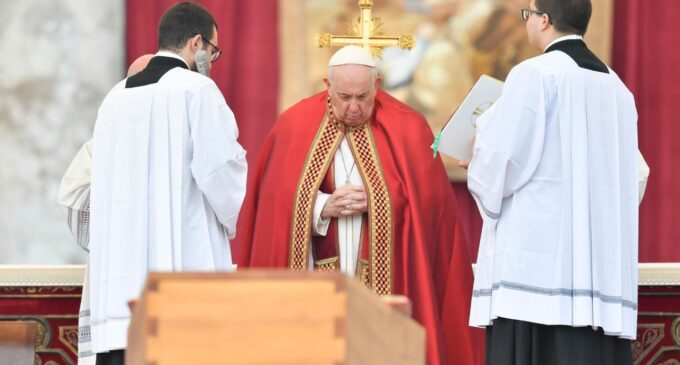 PHOTOS: Pope Francis presides as Pope Benedict XVI is laid to rest