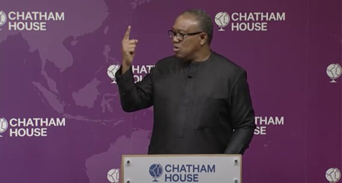 Obi at Chatham House: We will destroy structure that has impoverished Nigeria