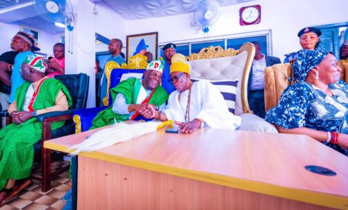 PHOTOS: Atiku visits Olubadan ahead of presidential rally in Oyo