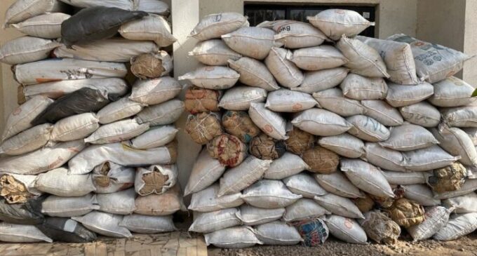 NDLEA intercepts 11kg of cannabis concealed in giant wooden structure in Lagos