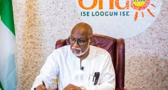 Akeredolu should be succeeded by a woman, says Ondo SSG
