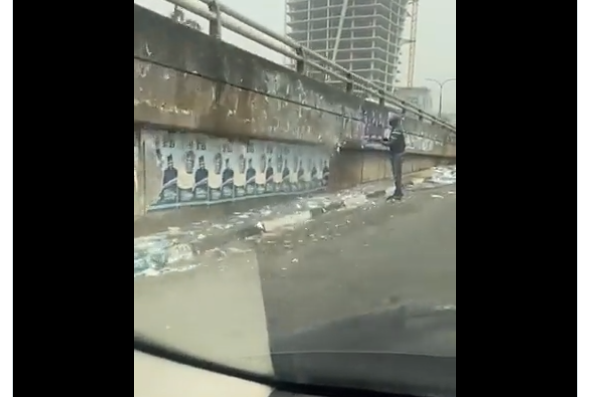 Banky W raises alarm over 'vandalisation of posters by opposition'
