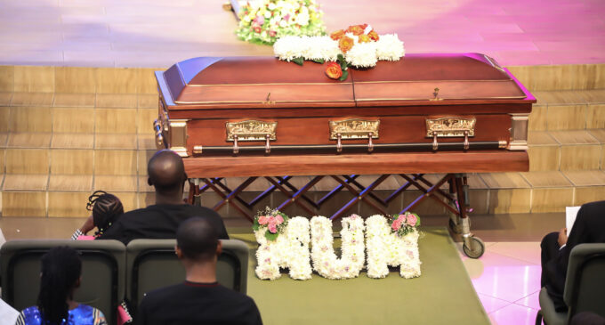 PHOTOS: Bolanle Raheem laid to rest in Lagos