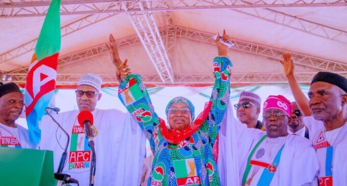 Buhari to Adamawa voters: Set record — make Binani Nigeria’s first elected female governor