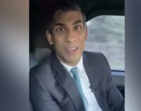 Video shoot gone wrong as UK prime minister gets fined for not using seat belt