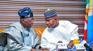 Bola Tinubu and Yahaya Bello