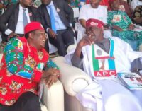 ‘Igbo prospered under him in Lagos’ — Umahi campaigns for Tinubu in Ebonyi