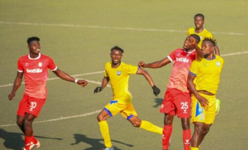 NPFL round-up: Gombe, Doma suffer heavy defeats as Shooting Stars secure away win