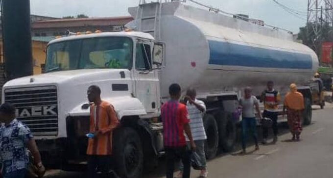 Two killed as tanker crushes tricycles in Lagos