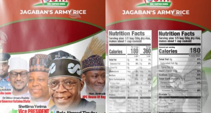 EXTRA: APC youth presidential campaign council to launch ‘Jagaban’s army rice’