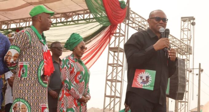 PHOTOS: Peter Obi, Datti Baba-Ahmed in attendance as LP holds rally in Osun
