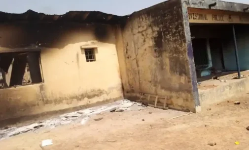 Police station set ablaze during protest over killing of Catholic priest in Niger