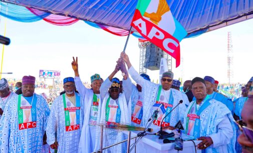 PHOTOS: Buhari joins Tinubu for APC presidential campaign in Bauchi