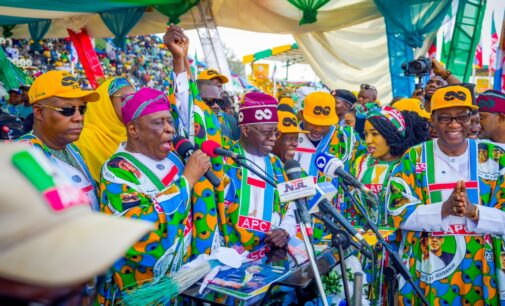 PHOTOS: Governors, clerics, traditional rulers attend APC rally in Ogun