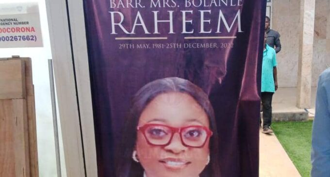 ‘Young, vibrant, promising’ — lawyers pay tribute to Bolanle Raheem