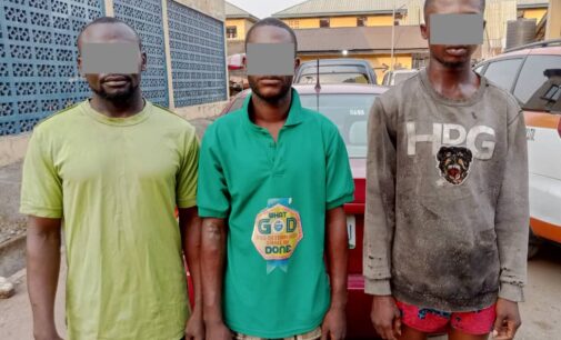 Imo police arrest three armed robbery suspects, recover vehicle in Rivers