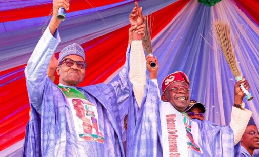 Tinubu is the next president of Nigeria, says Buhari at APC rally in Nasarawa