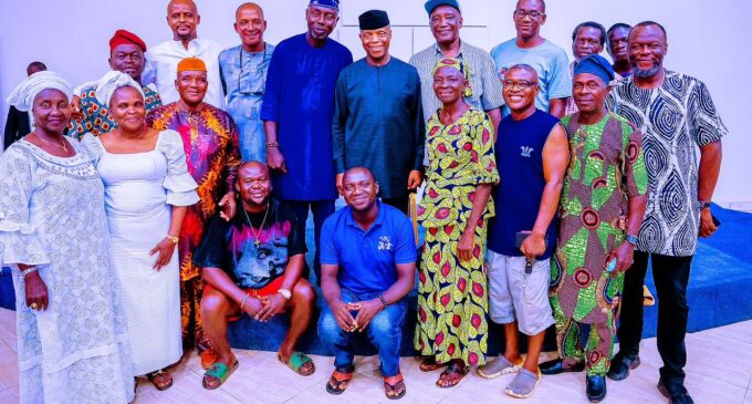 PHOTOS: Osinbajo arrives hometown for election, meets with APC leaders