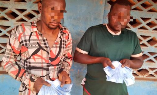 Police arrest two suspects with N180k fake new naira notes in Enugu