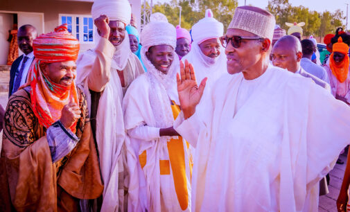 PHOTOS: Buhari arrives Daura ahead of elections