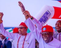 Buhari joins APC rally in Imo as Tinubu promises to confront violence in the state