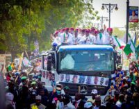 PHOTOS: Homecoming for Shettima as Tinubu campaigns in Borno