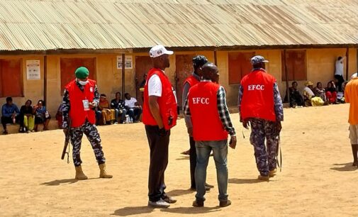 EFCC arrests suspected vote buyers with bags of rice, semovita in Kano