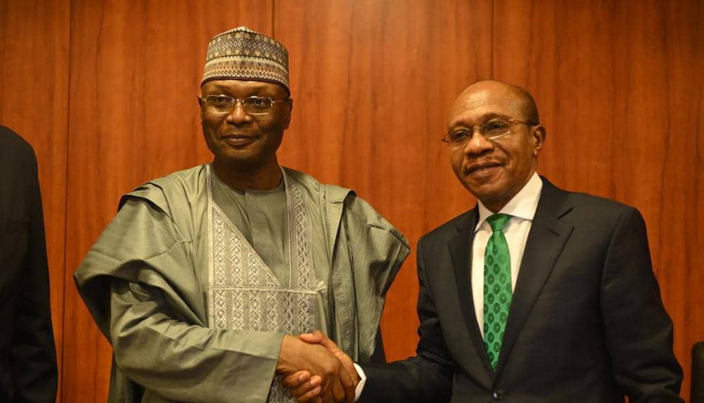 Godwin Emefiele and Mahmood Yakubu