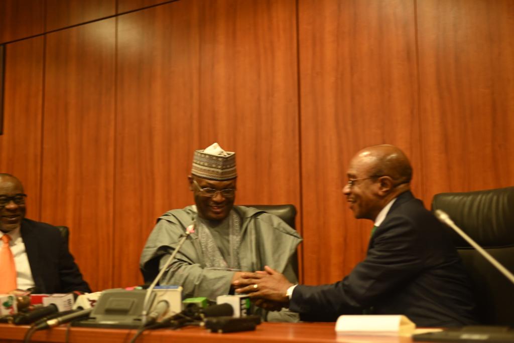 Godwin Emefiele and Mahmood Yakubu