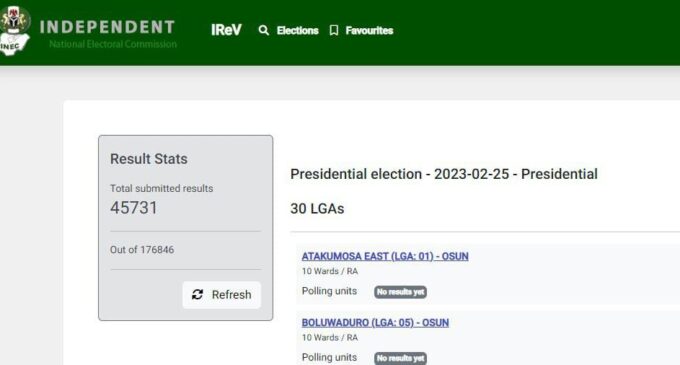INEC: Challenges with result viewing portal due to technical hitches