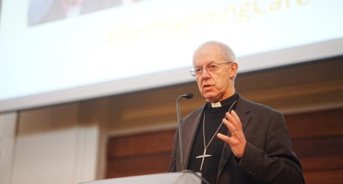 ‘Contrary to the faith’ — Anglican leaders reject Welby leadership over gay marriage