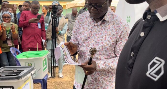 #NigeriaElections2023: Ortom dumps Atiku, votes for Obi