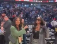 VIDEO: ‘You’re the queen’ — Gabrielle Union hails Tems after NBA all-star performance