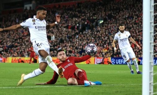 UCL: Osimhen scores for Napoli as Real Madrid thrash Liverpool 5-2 at Anfield