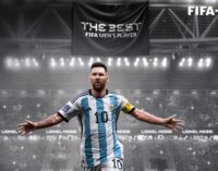 FULL LIST: Messi wins best FIFA men’s player award ahead of Mbappe, Benzema