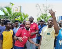 ‘All we want is a transparent process’ — protesters storm collation centre in Abuja