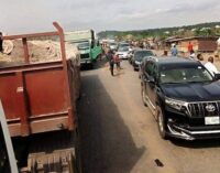 PHOTOS: Travellers stranded as Ondo residents protest cash, petrol scarcity