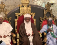 VIDEO: Buhari present as Tinubu visits Sultan of Sokoto ‘to seek blessing, endorsement’