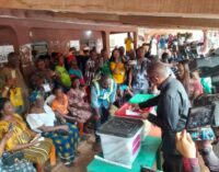 PHOTOS: Obi votes in Anambra, says ‘I just want to serve the people’