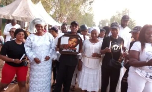 Patience Ozokwo, Nkem Owoh lead candle night procession for Peace Anyiam-Osigwe