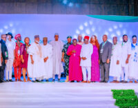 PHOTOS: Buhari, Abdulsalami, Gowon attend signing of peace accord by presidential candidates