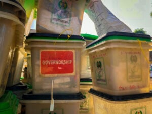 Election ballot box